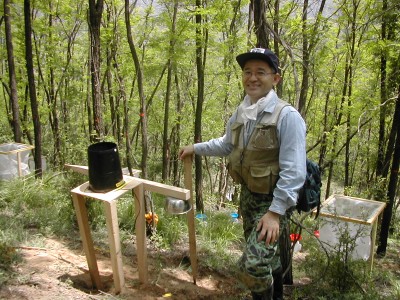 雨量計を設置