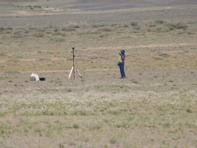 調査・観測5：UAV（ドローン）を用いた植生調査の様子