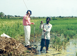 19ガーナ国灌漑小規模農業振興計画における灌漑施設維持管理技術指導